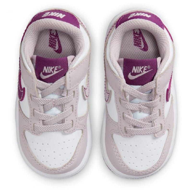Toddler's Nike Dunk Low White/Viotech-Platinum Violet (FB9107 104)