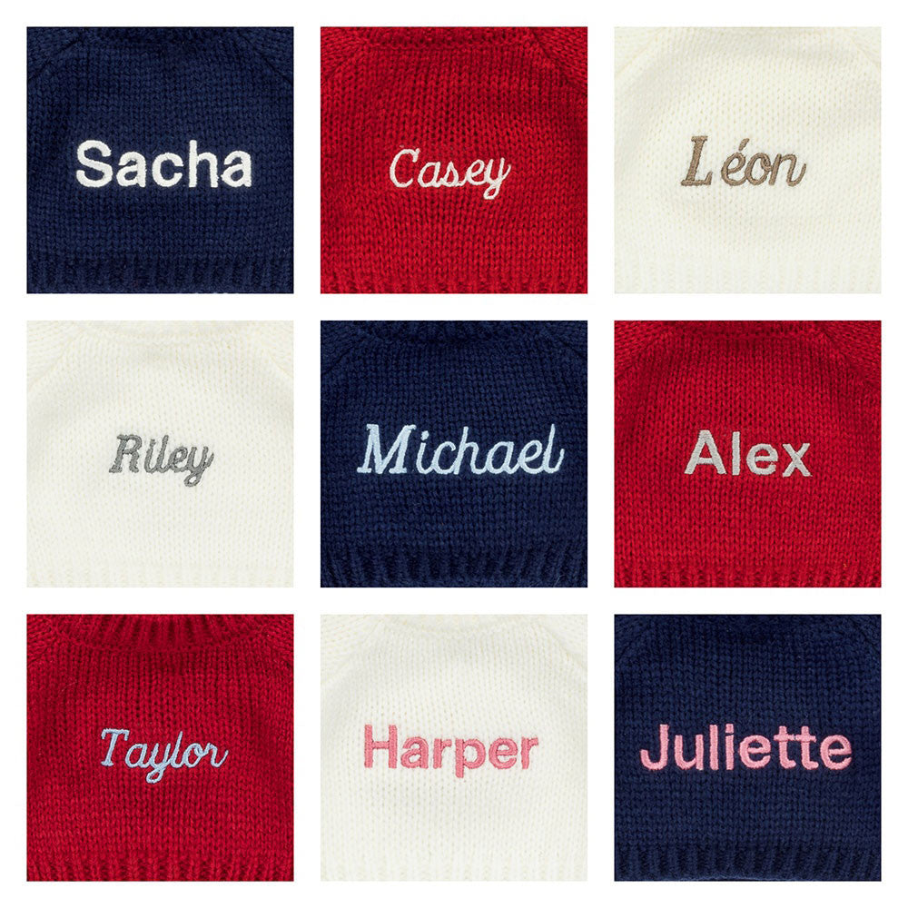 Bashful Viola Bunny with Personalized Cream Jumper