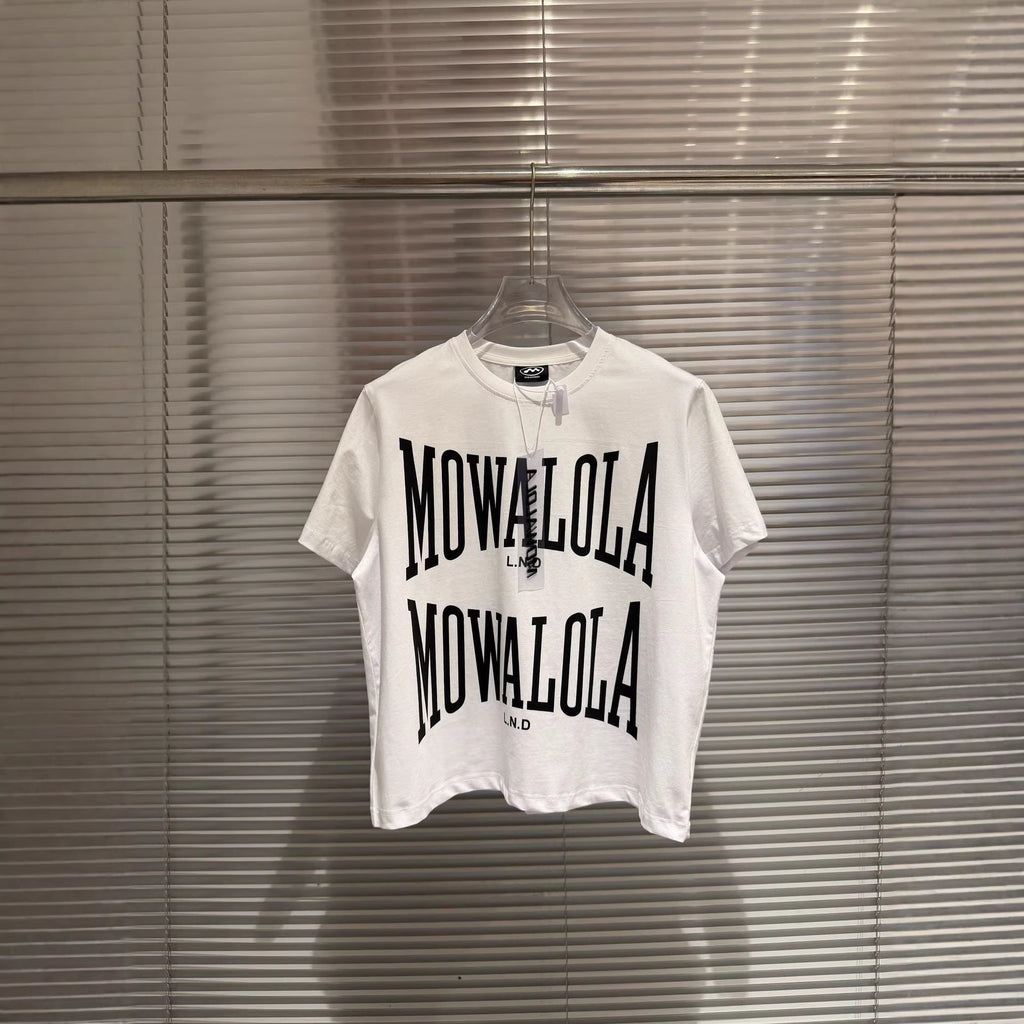 Mowalola Limited Letter Graphic Short Sleeve Crewneck T-Shirt