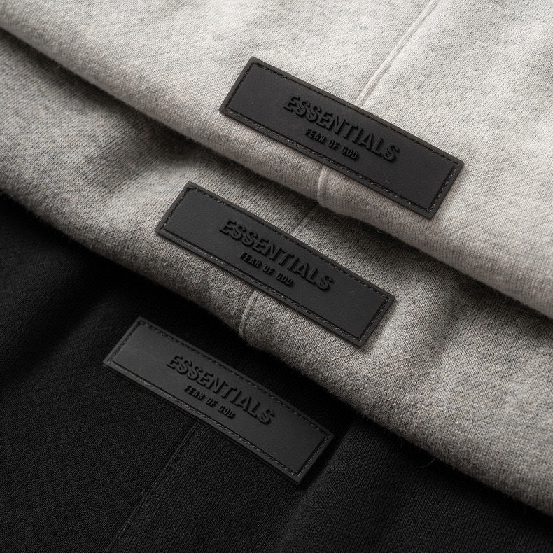 Fear of God Essentials Flocked Letter Fleece-Lined Drawstring Shorts