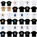Bape Sakura Floral Graphic Oversized Tee Streetwear Unisex
