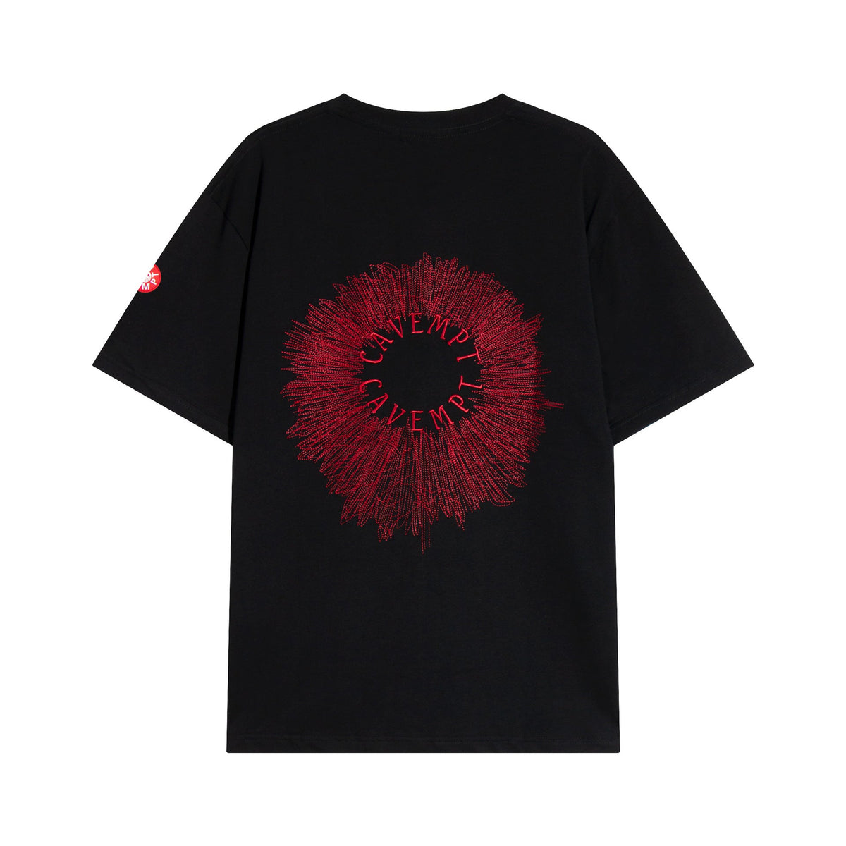 Cav Empt Embroidered Letter Short Sleeve Crew Neck T-Shirt Unisex