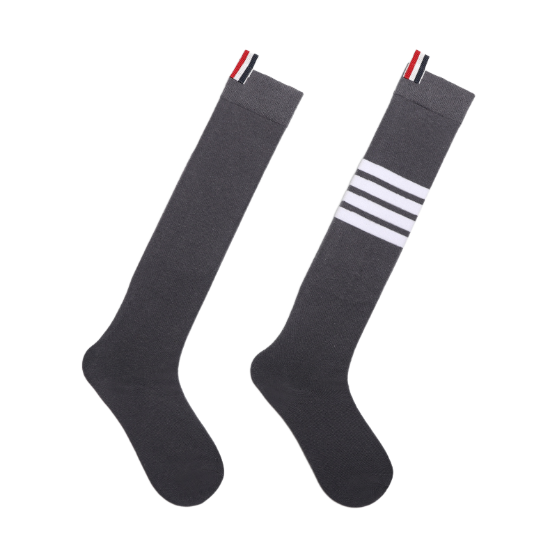 Classic 4-bar cotton socks