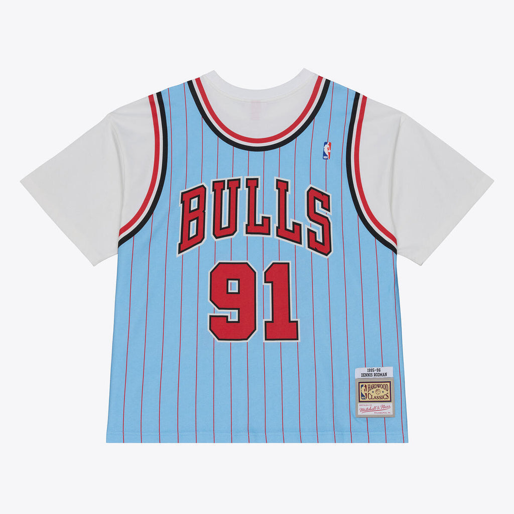 M&N NBA Chicago Bulls 1995 Dennis Rodman Best In Class Short Sleeve Jersey Tee