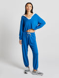 JOAN FLEECE POLO SWEATSHIRT