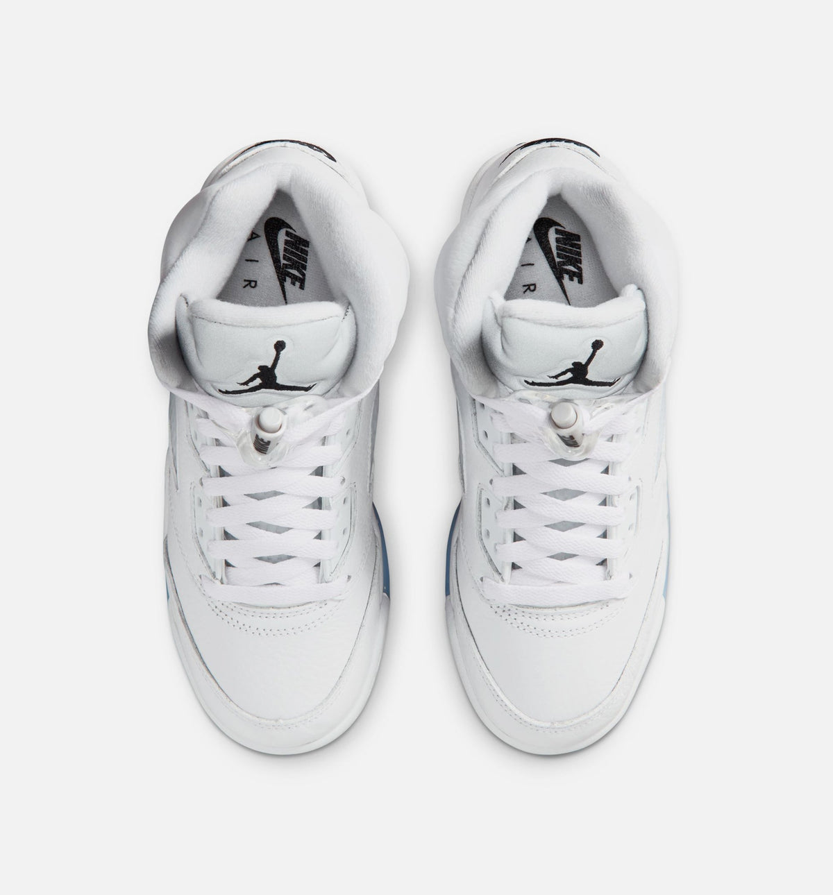 Air Jordan 5 Retro OG White Metallic | Grade School Lifestyle Shoe | White/Black/Metallic Silver