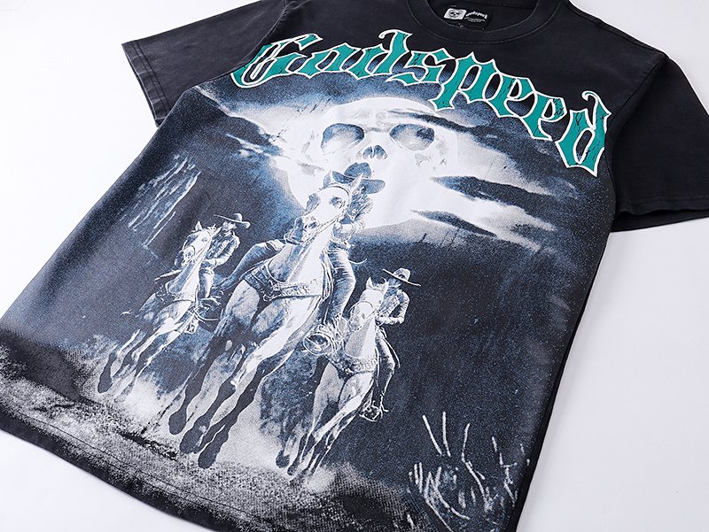 Godspeed E Pluribus Unum Washed Graphic T-Shirt