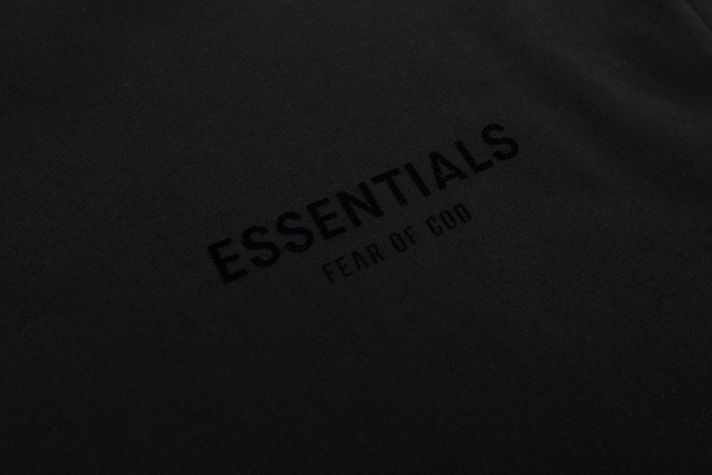 ESSENTIALS Flocked Logo Graphic T-Shirt