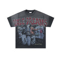 VALE USA All Glory Fades Washed Black Graphic T-Shirt
