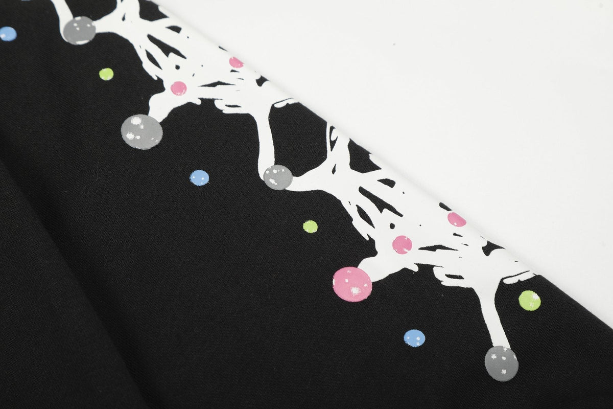 Sp5der Black Splatter Graphic Matching Set