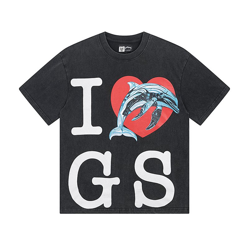Godspeed Black Washed GS Graphic Short-Sleeve T-Shirt