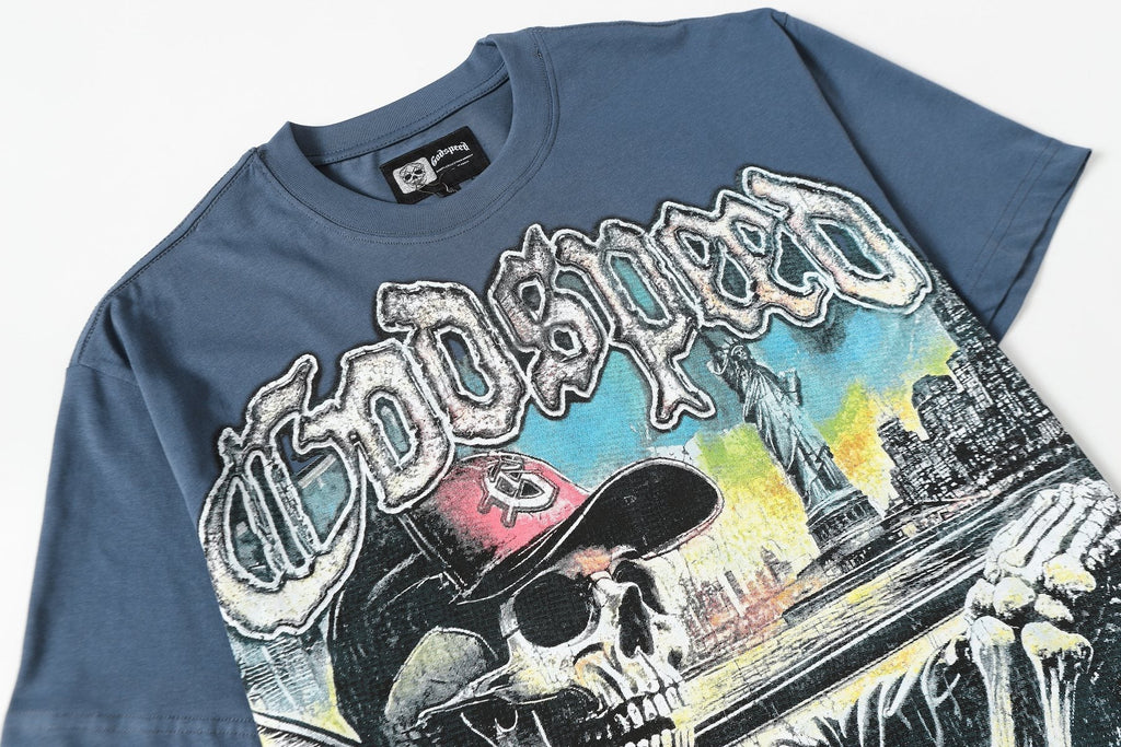 Godspeed Skull City Back Graphic T-Shirt