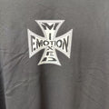 MIXED EMOTION Cross Graphic Distressed T-Shirt