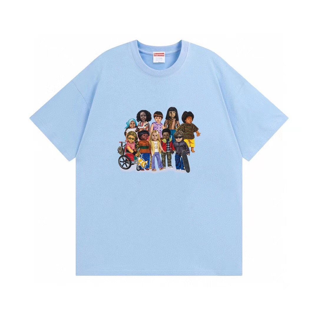 Supreme Children Cartoon Graphic T-Shirt
