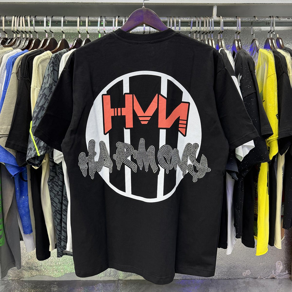 HARMONY Rhinestone Graphic Short-Sleeve T-Shirt