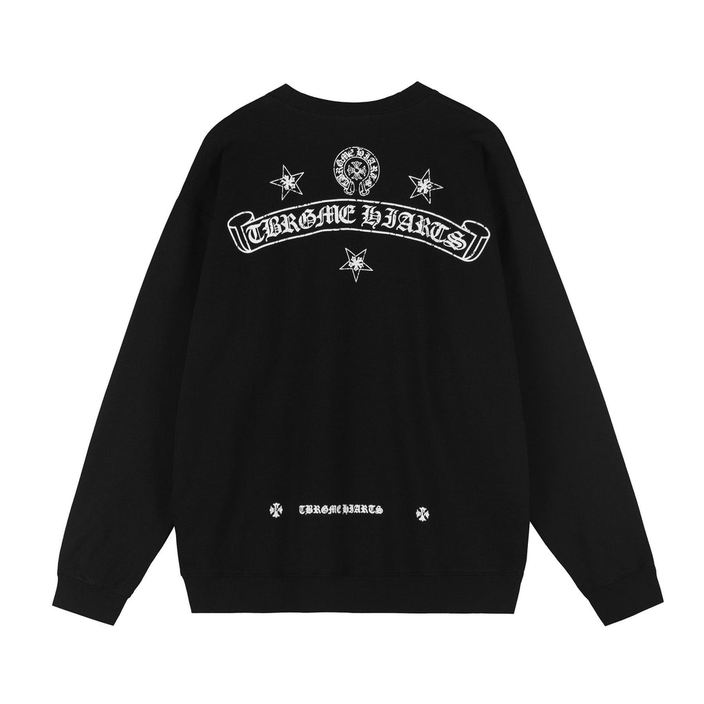 Chrome Hearts Gothic Motif Crewneck Sweatshirt