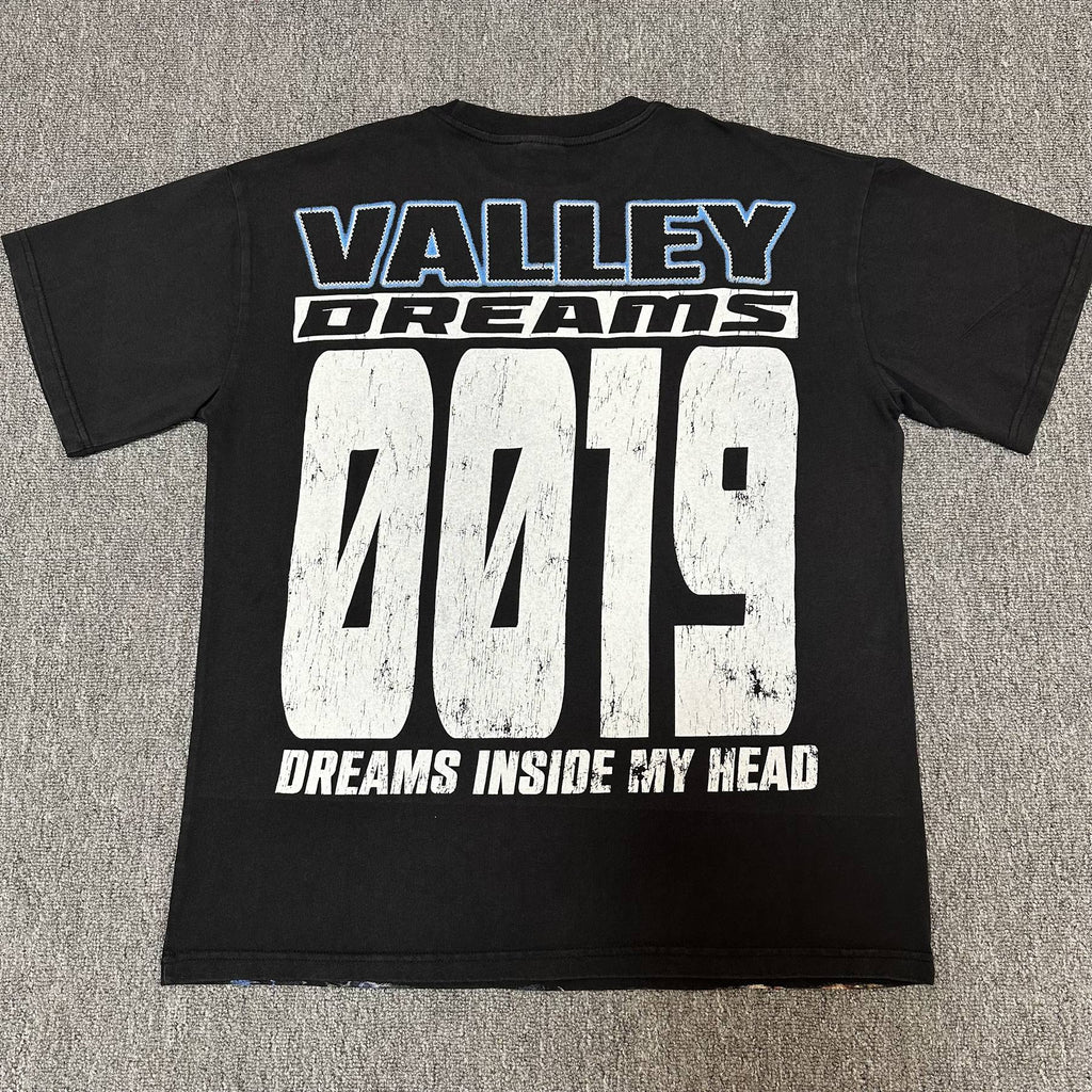 VALE USA Dreams Inside My Head Rhinestone Graphic T-Shirt