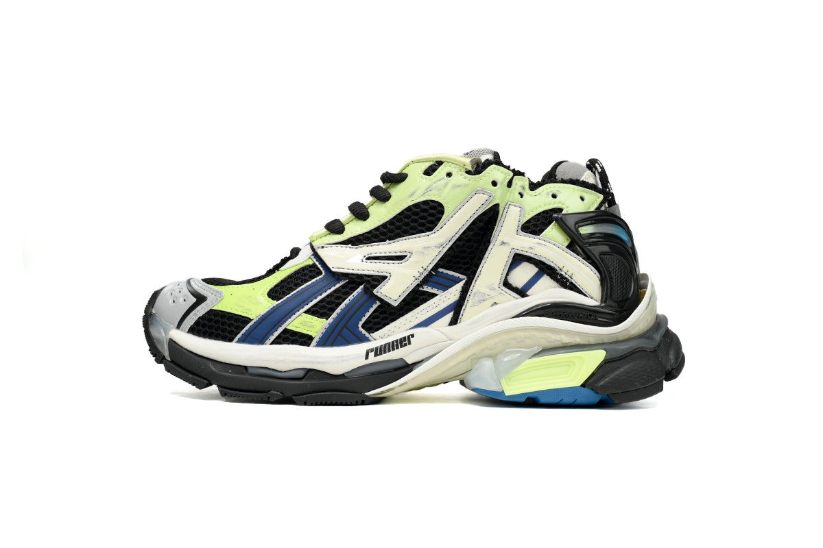 Balenciaga Runner Green Blue Black Grey 677403W3RB55179
