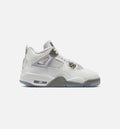 Air Jordan 4 Retro Blue Chill Grade School Lifestyle Shoes - Photon Dust/Blue Chill/Flat Pewter/White/Blue Tint