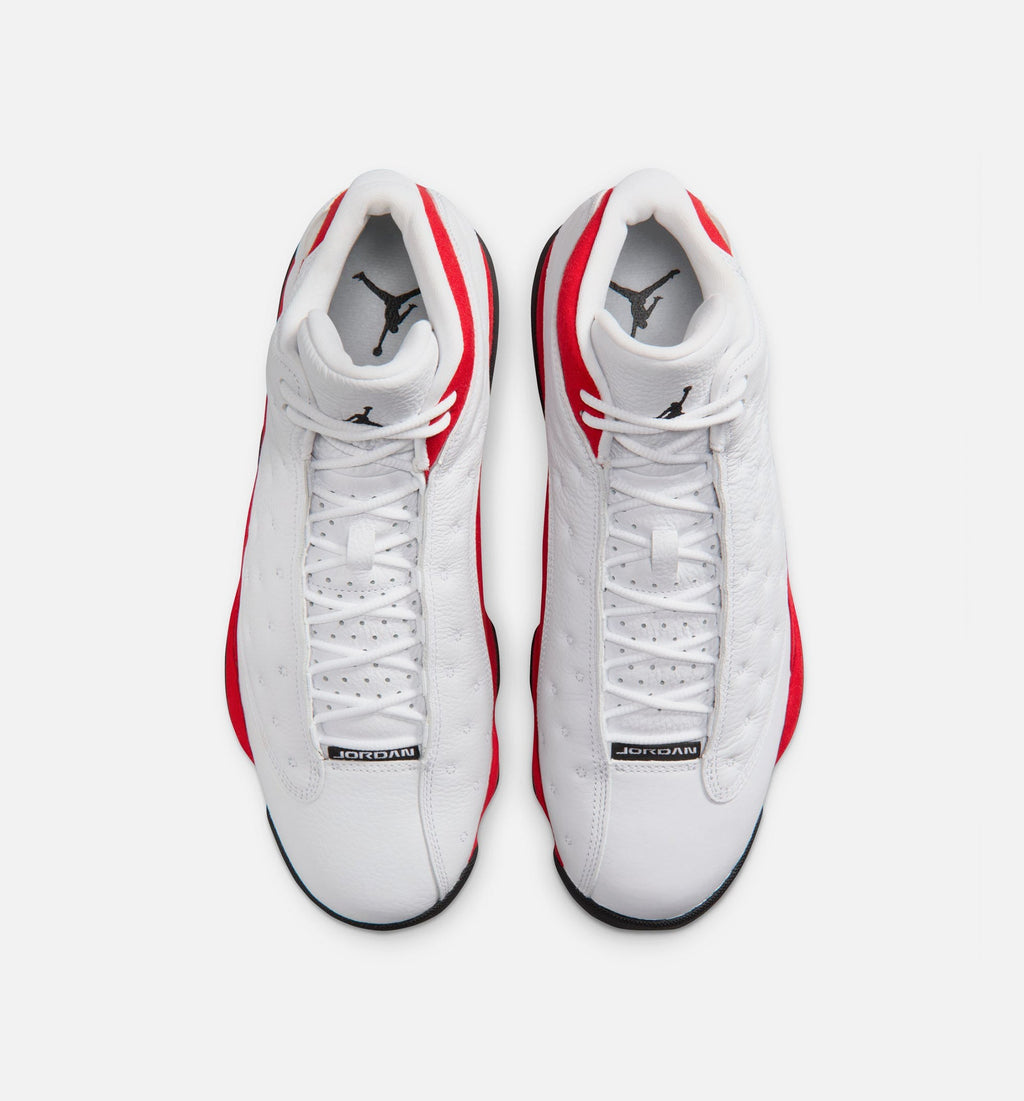 Air Jordan 13 Retro 'White and University Red' - Men's Lifestyle Sneaker (White/Black/True Red)