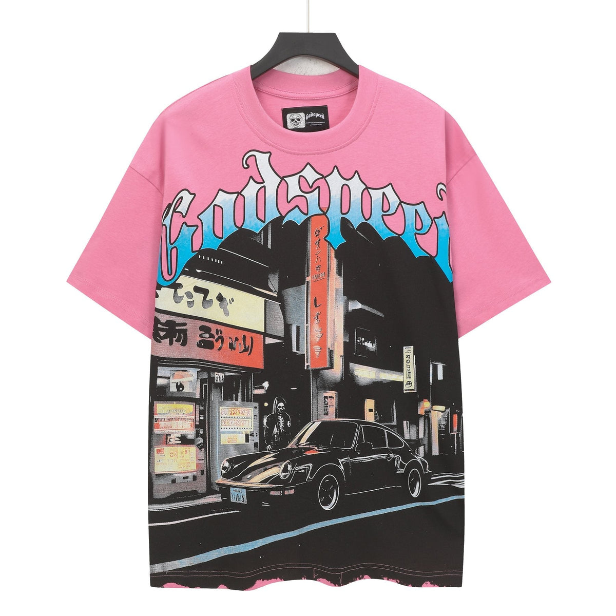 Godspeed Street Car Graphic T-Shirt