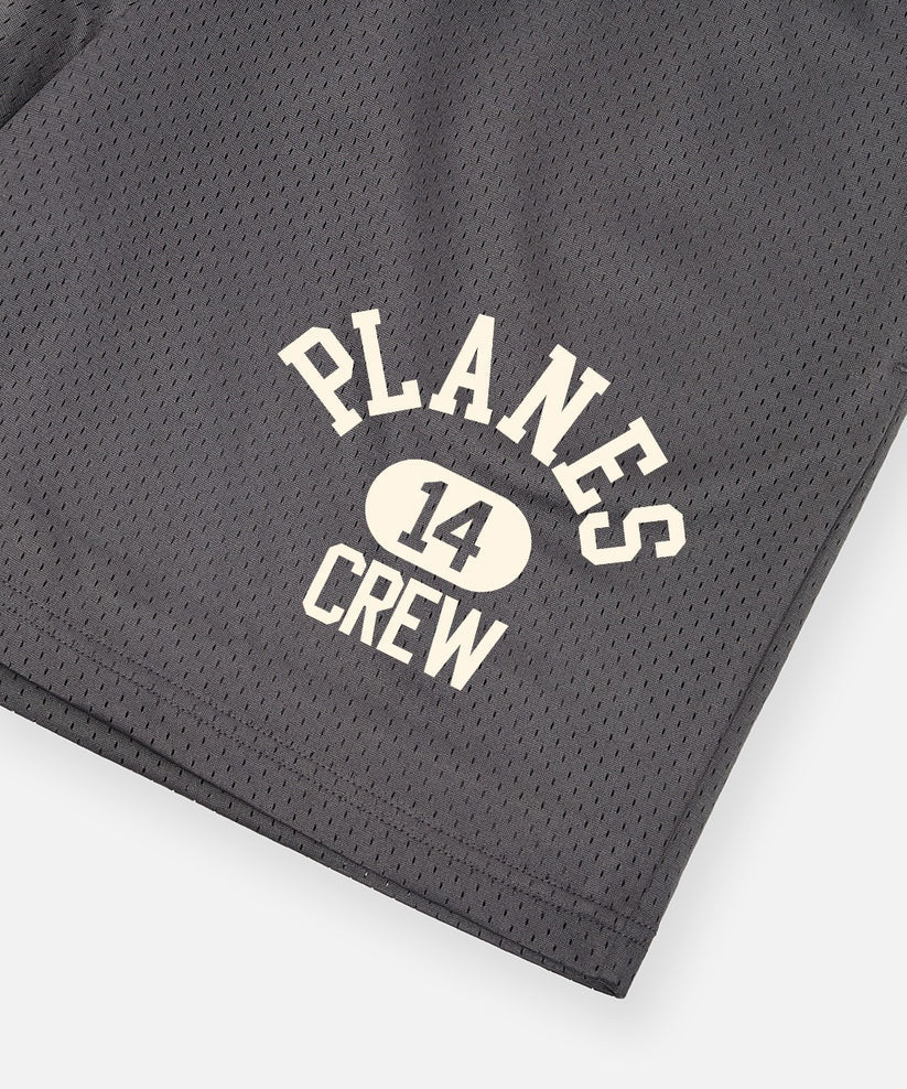 Paper Planes Solid Mesh Basketball Short