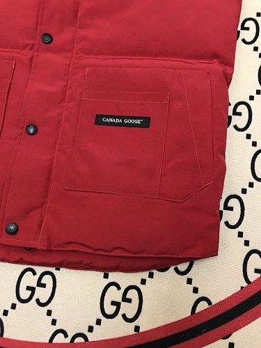 Canada Goose Red Freestyle Crew Down Vest