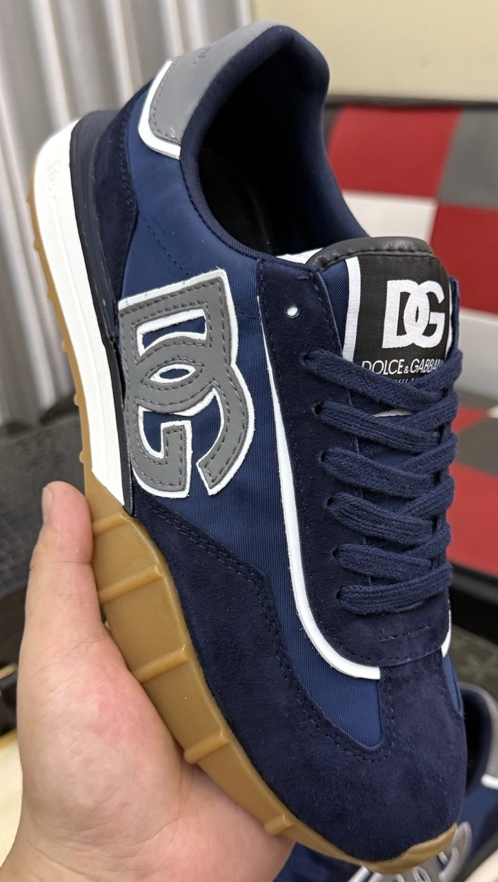 Dolce & Gabbana Navy Gum-Sole Sneakers