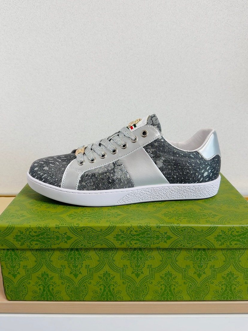 Gucci Men's Patterned Low-Top Sneakers