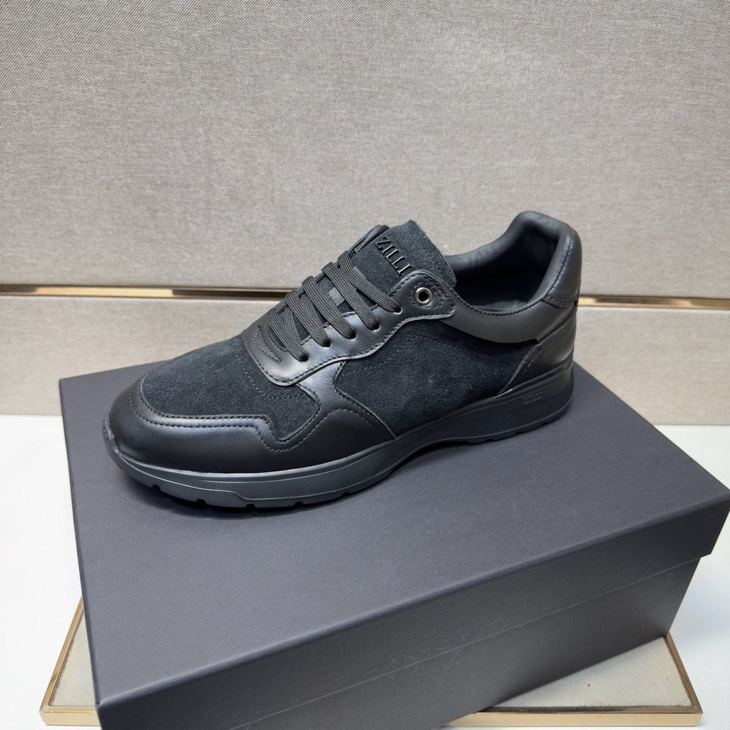 ZILLI Men's Paneled Low-Top Sneakers