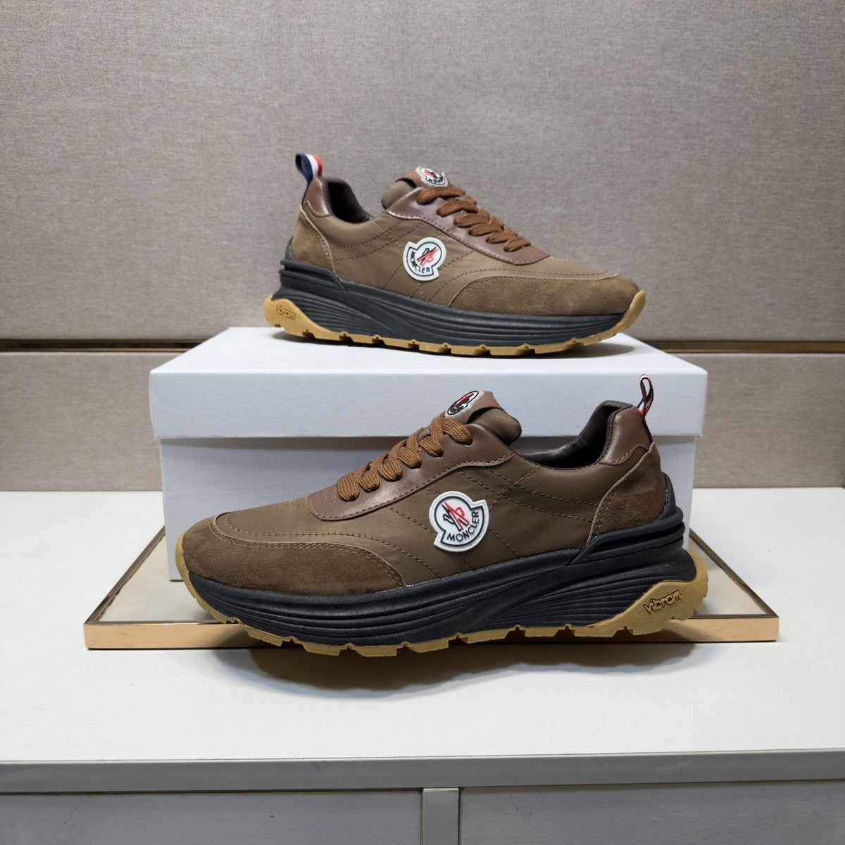 Moncler Low-Top Panel Sneakers