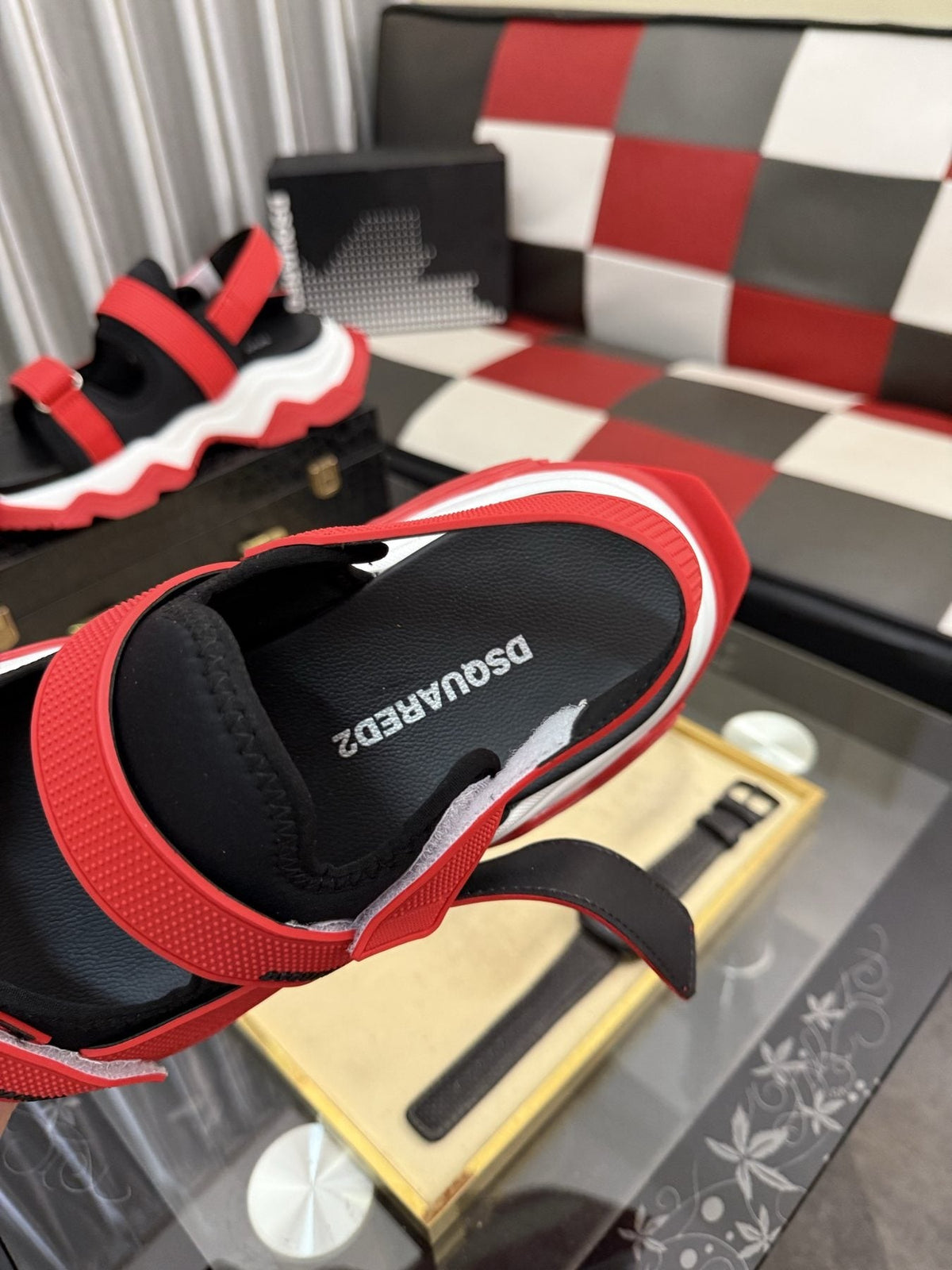 DSQUARED2 Men's Color-Block Sport Sandals
