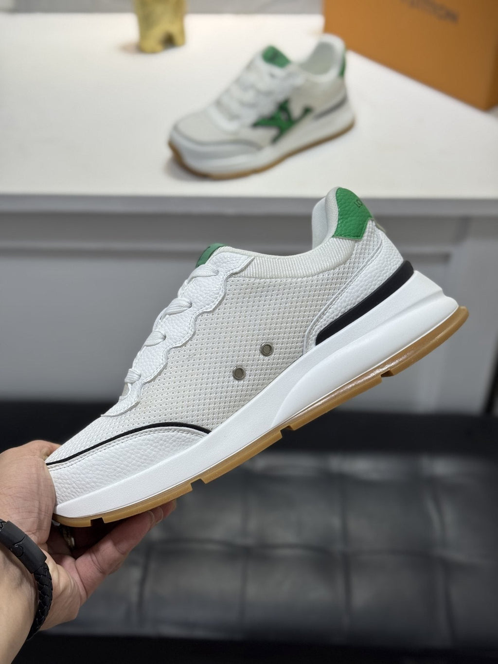 Louis Vuitton Low-Top Logo Sneakers