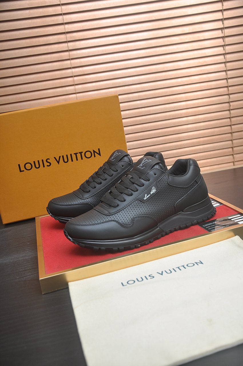 Louis Vuitton Dark Gray Low-Top Sneakers