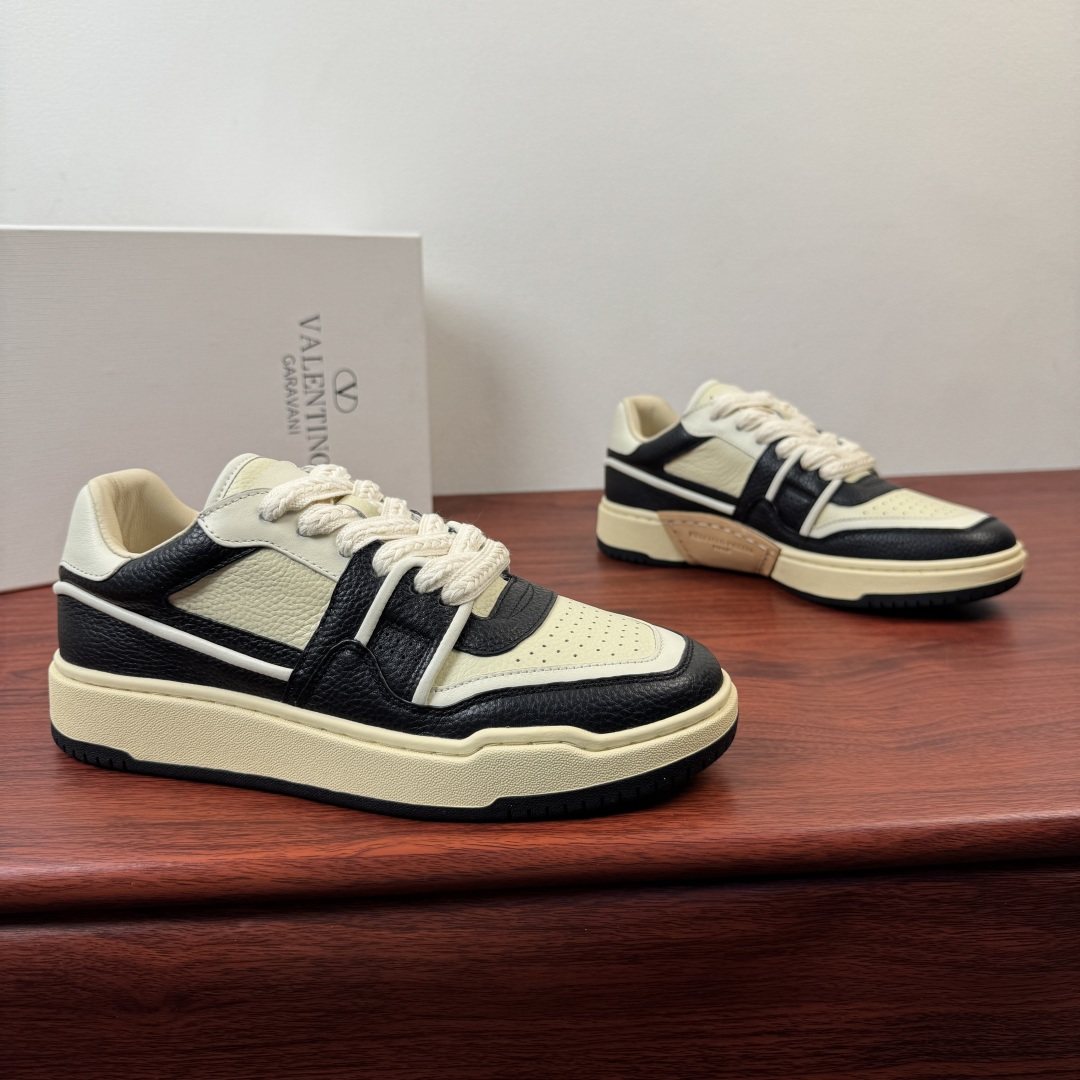 Valentino Men's Color-Block Low-Top Sneakers
