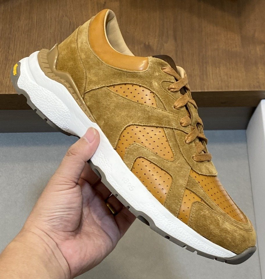 Berluti Sport Track Low-Top Sneakers