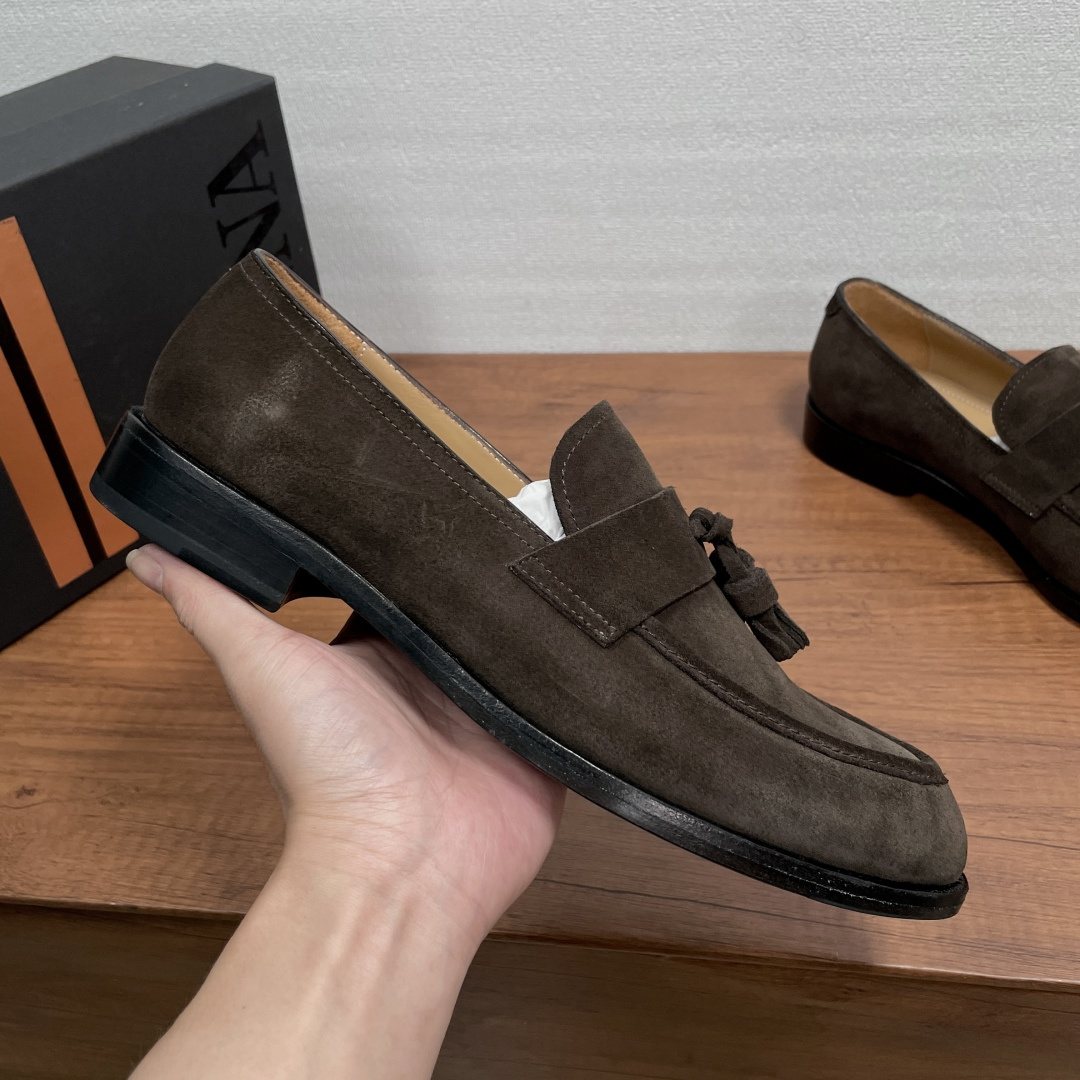 Zegna Men's Tassel Strap Loafers
