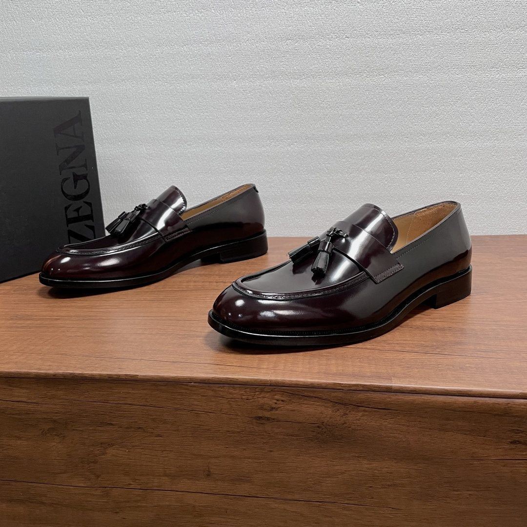 Zegna Men's Tassel Strap Loafers