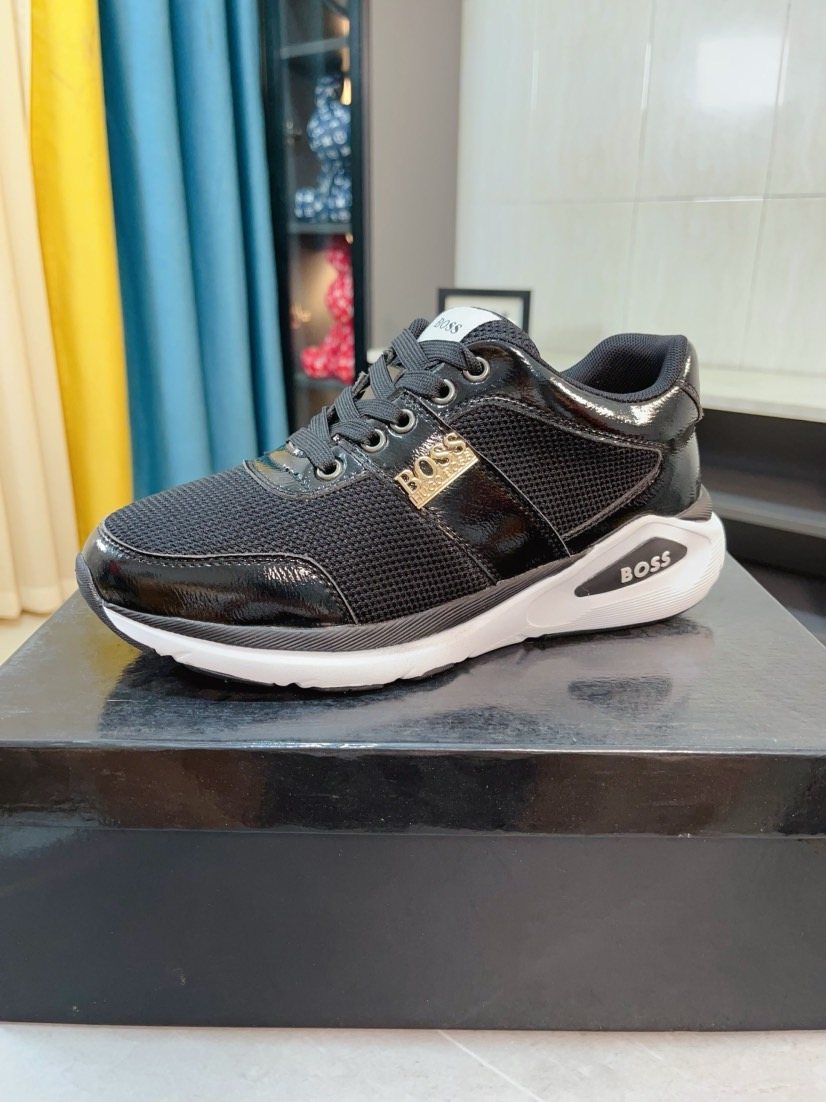 Hugo Boss Color-Block Low-Top Sneakers