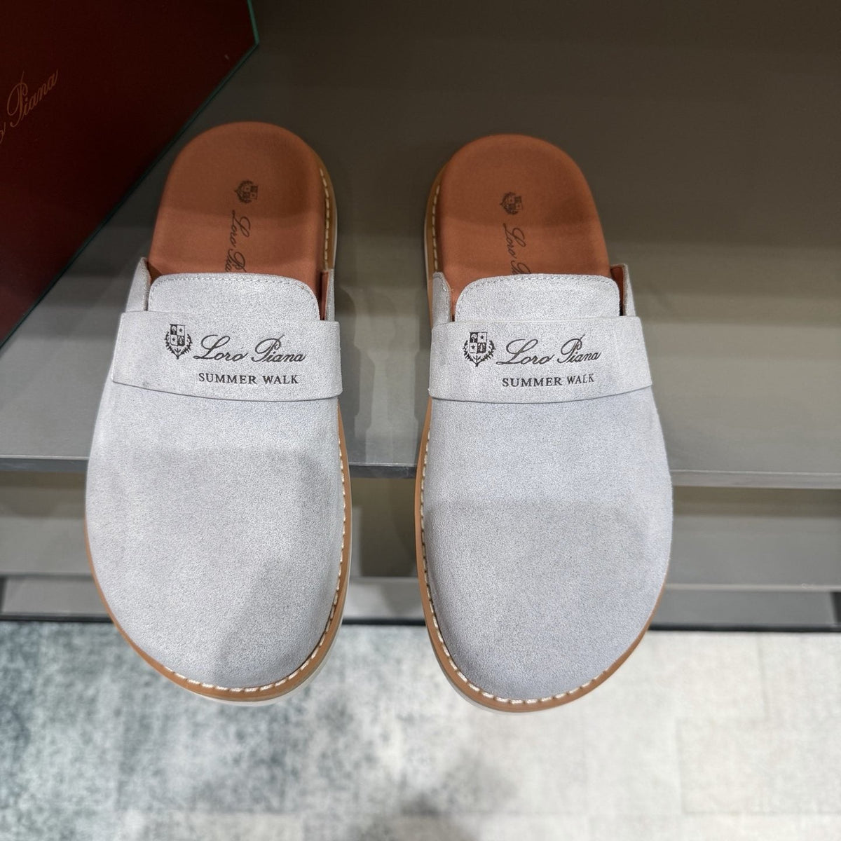 Loro Piana Open-Back Loafer Mules