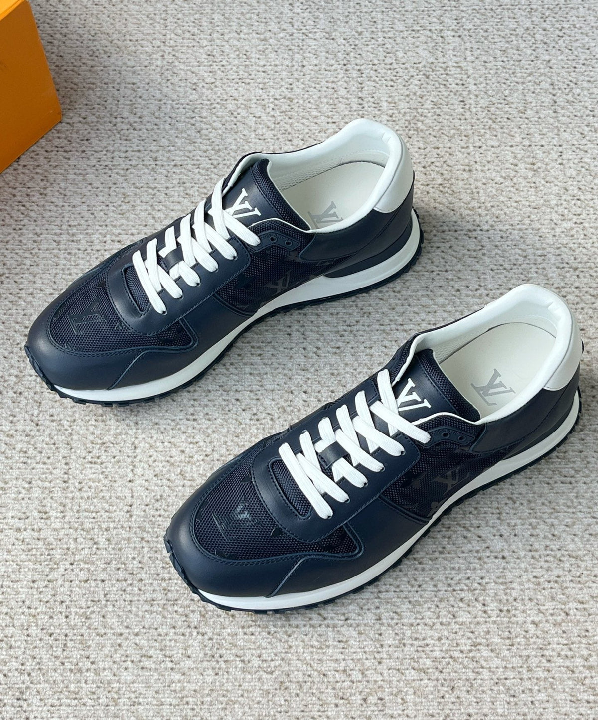 Louis Vuitton Monogram Panel Low-Top Sneakers