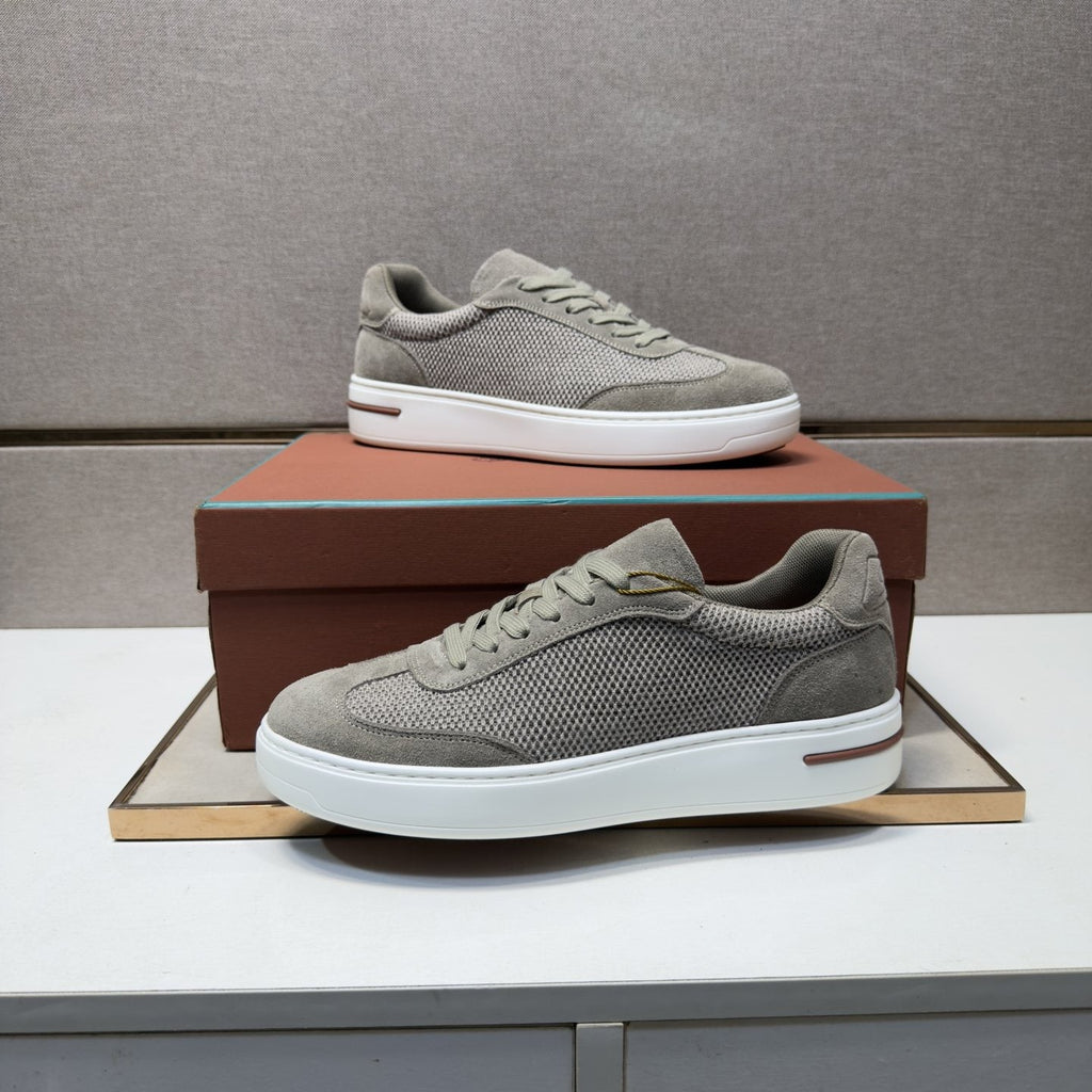 Men's Paneled Low-Top Sneakers