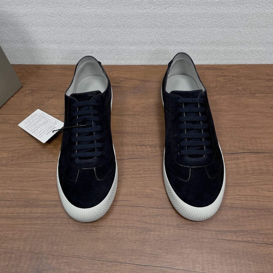Giorgio Armani Perforated Low-Top Sneakers
