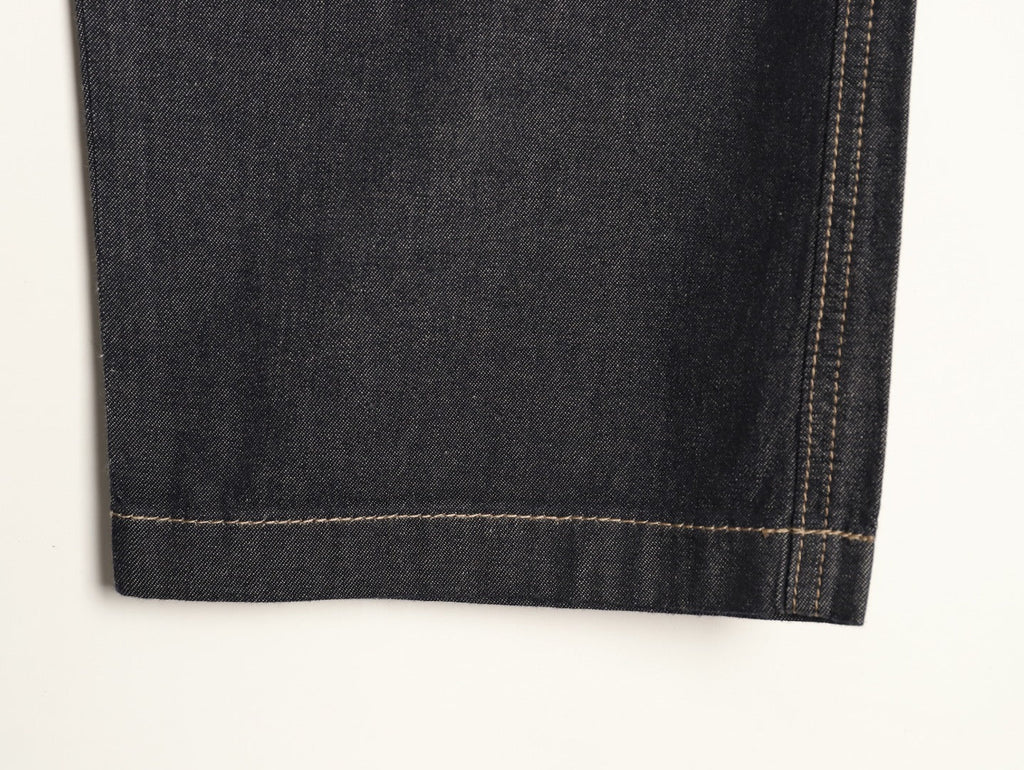 Prada PRD Rear-Pocket Triangle Detail Jeans - Dark Charcoal